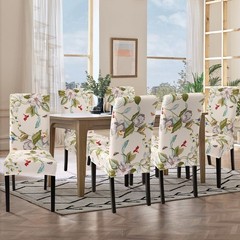 SearchI Dining Room Chair Covers Slipcovers Set of 6, Spandex Super Fit Stret…