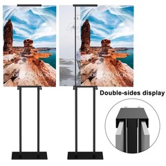 Poster Stand for Display, Sign Holder Floor Stand, Double Sided Banner Stand …