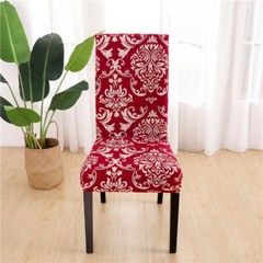 Printed Chair Covers Stretch Dining Room Chair Covers Wedding Banquet Home Decor