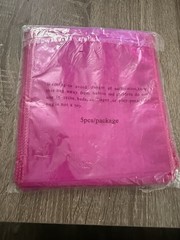 Set of 20 Total Pink Fushia Organza Chair Sashes Wedding Party Decorations