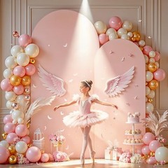 Arch Backdrop Covers – 7.2FT, 6FT Spandex Fitted Wedding 7.2FT,6FT Pale Pink