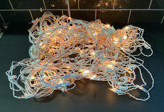 8ft Pre-Lit Arch Warm White Lights Metal Steel Construction Wedding Lighted 2001