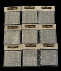 Assorted Bling Rhinestone Mesh Ribbon. Silver And Gold. 5” X Various Lengths