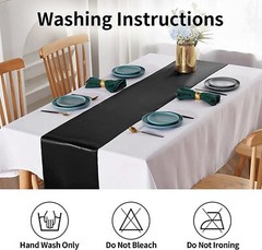 5pcs 10 pcs Satin 12×108″ Table Runner Wedding Party Reception Catering Decor