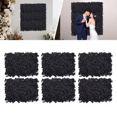 6*Artificial Flower Wall Panel Floral Wall Backdrop Wedding Venue Decor 23*15″
