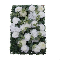 24″ X 16″ Artificial flower panels Floral Backdrop Silk Rose Wall Home Decor