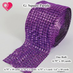 4.75″ Diamond Square Pearl Flower Bead Mesh Wrap Crystal Rhinestone Ribbon Roll