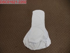NWOT – 1PC White Chair Cover, One Size