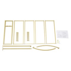 3pcs/Set Wedding Arch Gold Free Standing Wedding Centerpieces Metal Flower Stand
