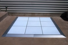 Portable Dance Floor 18′ x 18′ Commercial White Event Party Waterproof Tiles