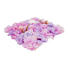 12pcs Artificial Silk Rose Flowers 3D Backdrop Wall for Wedding Party Decoration