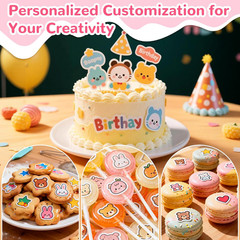 KYUNSEN Edible Paper 25Pcs A4 11.7″ X 8.3″ Edible Frosting Sheets for Printer