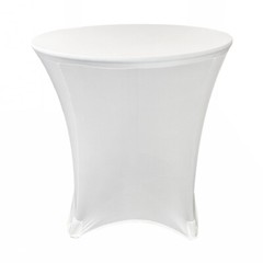 Round Spandex Table Covers, Stretch Tablecloth for Lowboy Cocktail Tables