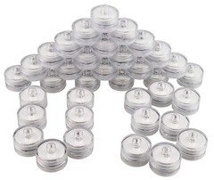 Waterproof Wedding Submersible Battery LED Tea Lights Underwater Sub Light 36pcs