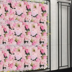 12pcs Artificial Flower Panels 24″x16″ Romantic Floral Backdrop Wedding Decor