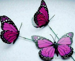 3D Colorful Artificial Butterflies Dummy Craft Wedding Party Floral Decor NEW