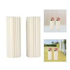 2 Pcs 31.5in Tall Flower Vase Flowers Stand for Party Tables Decorations