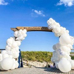 White Balloons 12 inch, White Latex Balloons 50pcs Party Balloon for Engageme…