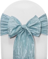 Crinkle Taffeta Chair Sashes Dusty Rose Pack of 10 Sashes Weddings Events Hotels