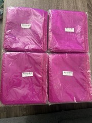 Set of 20 Total Pink Fushia Organza Chair Sashes Wedding Party Decorations