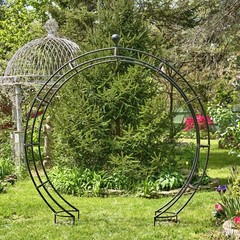 8.5 Ft. Tall Large Elegant Round Garden Arch Moon Gate