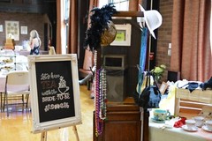 Handmade Chalkboard Sign ‘Let’s Have Tea With the Bride To Be’ 24″x18″ Wedding
