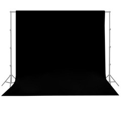2 Black Velvet 5ft x 9ft Phography Backdrop Curtains Home Theater Movie Studio