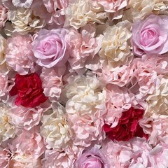 20 Pack Artificial Silk Flower Wall Panels Wedding Photography Party Venue Decor
