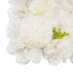 Flower Wall Panel Floral Backdrop, 12 Pcs Flower Wall Decor, 15 * 15in Rose Wall