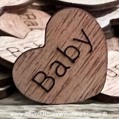Unfinished Wood Heart Craft Embellishments Party Table Scatter DIY