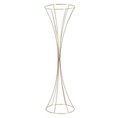 3 pcs Gold Wedding Table Hourglass-shaped Flower Stand For Anniversary Ceremony