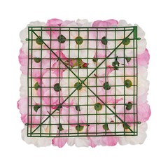 12PCS Artificial 3D Flower Wall Panel Wedding Backdrop Wall Decor Pink 15*15in