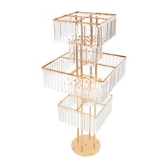 2 PCS Flower Stands, 5 Tiers Flower Vase Stands, 125cm(H) Wedding Flower Stands