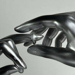 Bond of Marriage With This Ring Silver – Wedding Gift Sculpture Anniversary