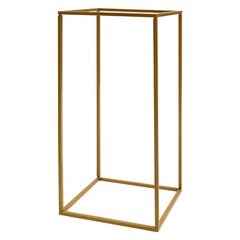 5pcs Gold Wedding Flower Stand Column for Table, Home Party Wedding Stage Decor
