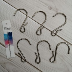 20pcs 44*25mm Chrome Metal Hook Hanger Connector for Hanging Crystal Prisms