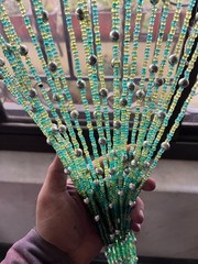 Bohemian Hippy Beaded Curtain for Doorways, Doorway Beads, Glass Beads String…