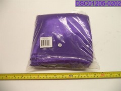 Qty = 1 Pack of 10: Purple Taffeta Chair Sash Tie 840659135698