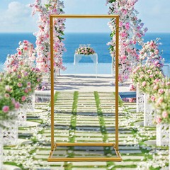 Max10kg Metal Wedding Arch Stand Backdrop Flower Frame Garden Party Ballon Decor