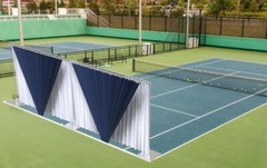 DOUBLE CROSS BAR ADJUSTABLE QUICK BACKDROP KIT 10FT x 20FT PIPE WITHOUT DRAPE
