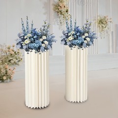 2 Pcs 31.5in Tall Flower Vase Flowers Stand for Party Tables Venue Decorations