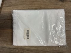 Lot of 25 White Folding Chair Covers Polyester Wedding Event Banquet Decor
