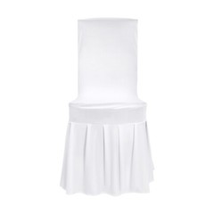 20PCS White Chair Covers for Wedding Parties and Dining Stretch Chair Slipcovers
