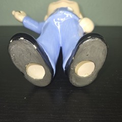 Vtg Atlantic Mold 9” Wedding Bride and Groom Ceramic Pair Lot (2) Holy Matrimony