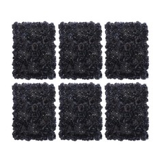6PCS 60*40cm Artificial Flower Wall Panels for Gardens Parties Decor Backdrop