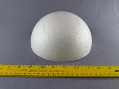 White Foam Balls Half Round Polystyrene Half Foam Balls Craft Supplies