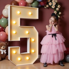 imprsv 4FT Marquee Numbers, Light Up Numbers 5 for 15th 50th Birthday Decorat…