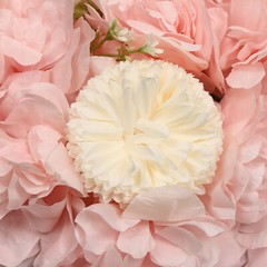 12pcs Artificial Flower Wall Background Silk Rose Mat For Wedding Backdrop Wall