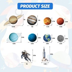 30 Pcs Space Themed Party Decorations Space Hanging Swirl Space Birthday Deco…