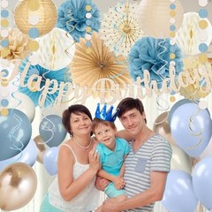Dusty Blue Beige Champagne Women Birthday Dusty Blue Beige-champagne